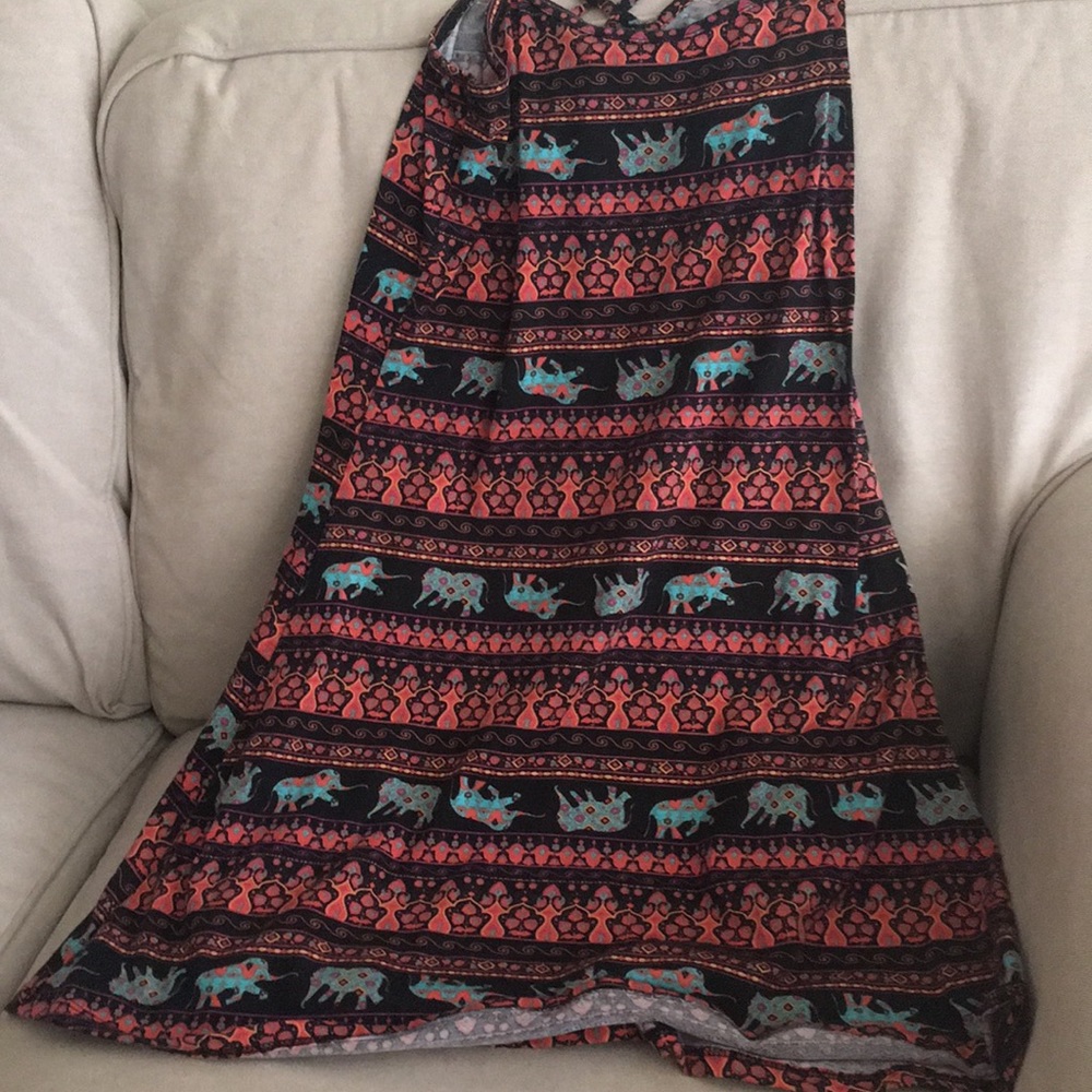 Elephant patterned dress
